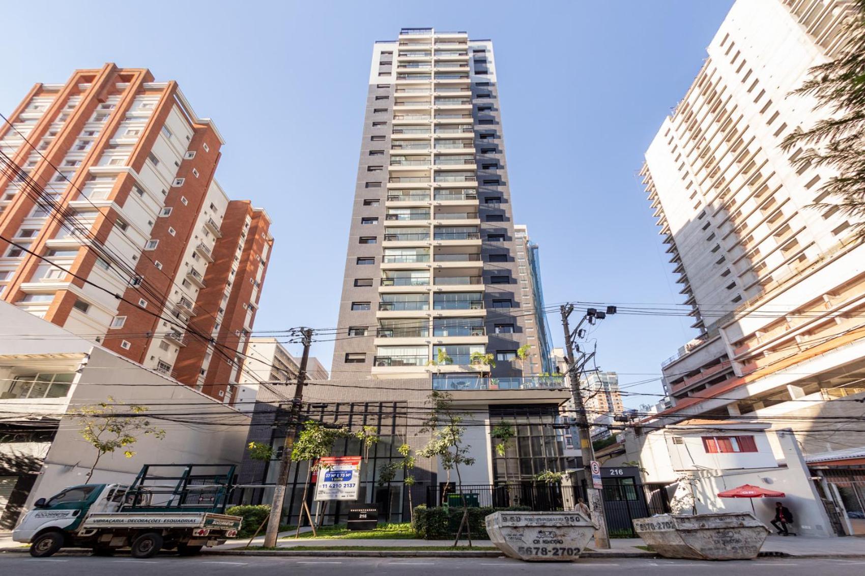 شقة Charlie Contemporaneo Jardins ساو باولو المظهر الخارجي الصورة